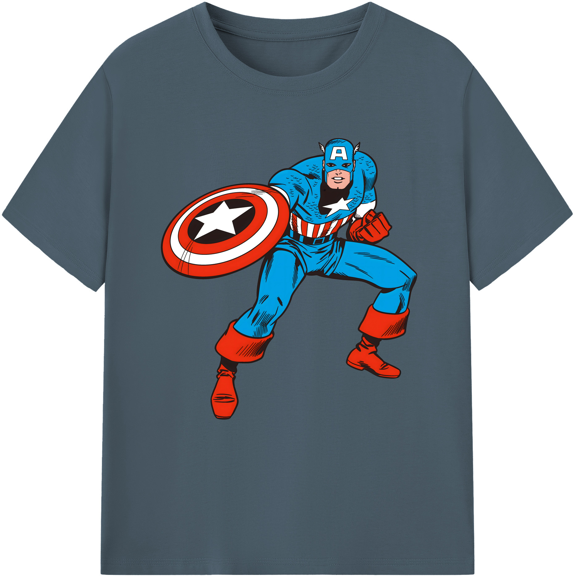 （画像用） アベンジャーズ The Avengers 綿100％半袖Tシャツ（フロントプリント）